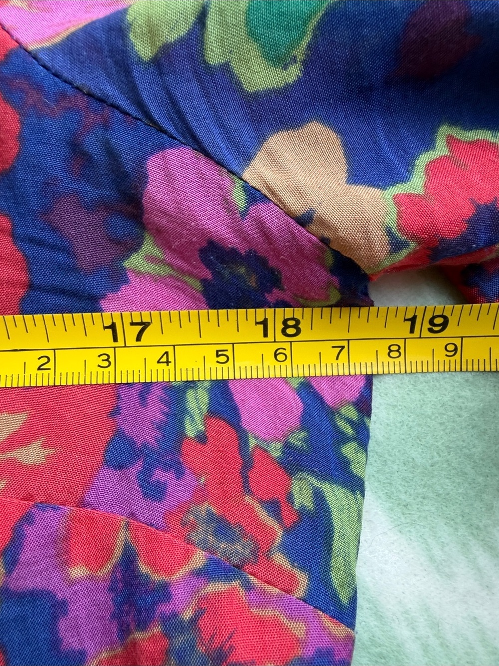 J. Crew Floral Button-Front Shirt in Navy Pink and Green - Silk Cotton - size 6 - Picture 8 of 9